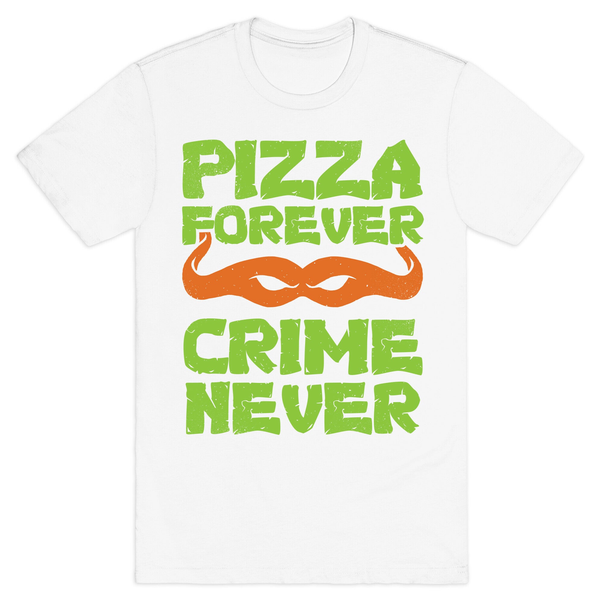 Pizza Forever Crime Never (Purple) T-Shirt